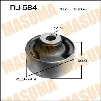 Masuma RU-584 Silent block front lower arm front RU584