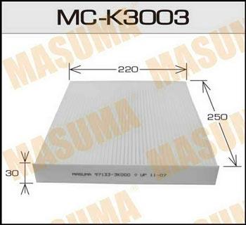 Masuma MC-K3003 Filter, interior air MCK3003