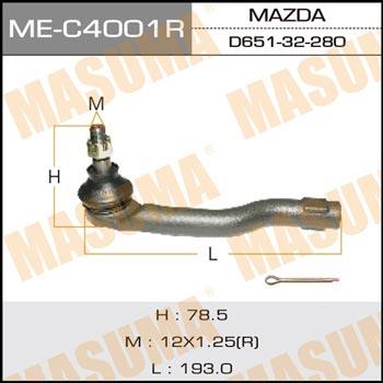 Masuma ME-C4001R Tie rod end right MEC4001R