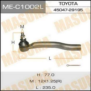Masuma ME-C1002L Tie rod end left MEC1002L