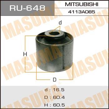 Masuma RU-648 Silent block rear trailing arm RU648