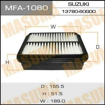 Masuma MFA-1080 Air filter MFA1080