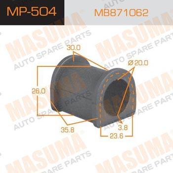 Masuma MP-504 Rear stabilizer bush MP504