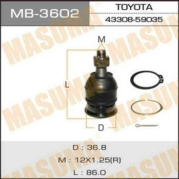 Masuma MB-3602 Ball joint MB3602