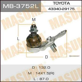 Masuma MB-3752L Ball joint MB3752L