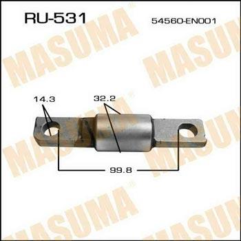Masuma RU-531 Silent block front lever rear RU531