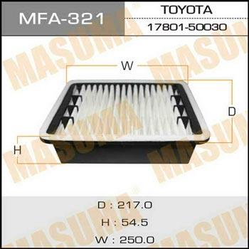 Masuma MFA-321 Air filter MFA321