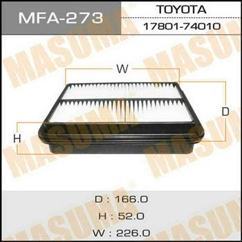 Masuma MFA-273 Air filter MFA273
