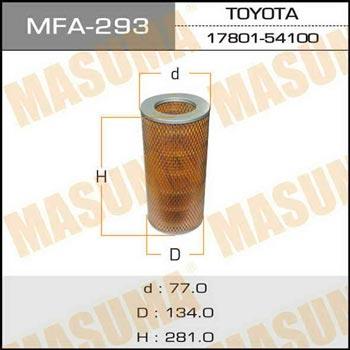 Masuma MFA-293 Air filter MFA293