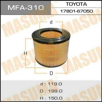 Masuma MFA-310 Air filter MFA310