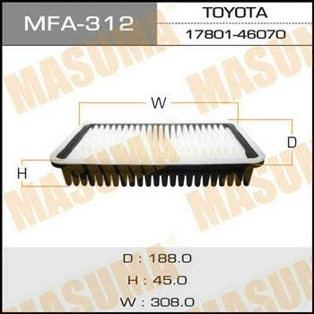 Masuma MFA-312 Air filter MFA312