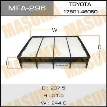 Masuma MFA-296 Air filter MFA296