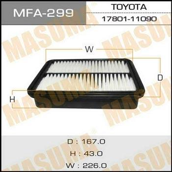 Masuma MFA-299 Air filter MFA299