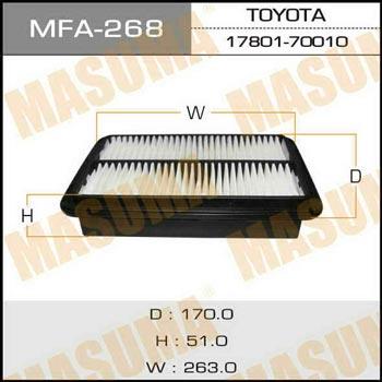 Masuma MFA-268 Air filter MFA268