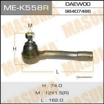 Masuma ME-K558R Tie rod end right MEK558R