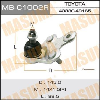 Masuma MB-C1002R Ball joint MBC1002R