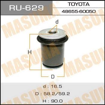 Masuma RU-629 Silent block, front lower arm RU629