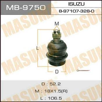 Masuma MB-9750 Ball joint MB9750
