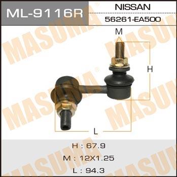 Masuma ML-9116R Rod/Strut, stabiliser ML9116R