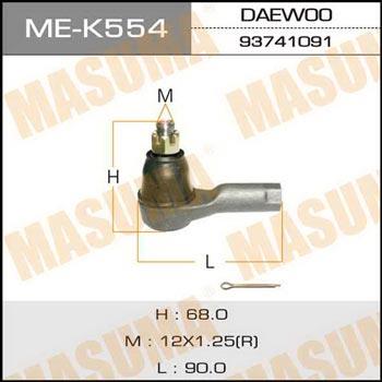 Masuma ME-K554 Tie rod end MEK554