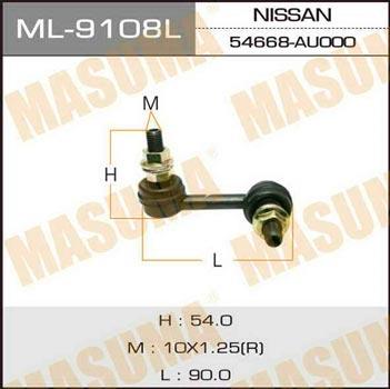 Masuma ML-9108L Rod/Strut, stabiliser ML9108L