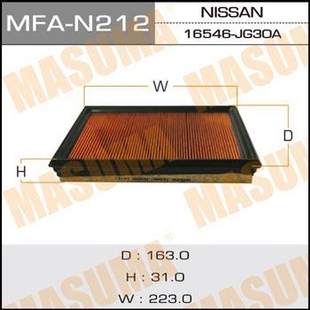 Masuma MFA-N212 Air filter MFAN212