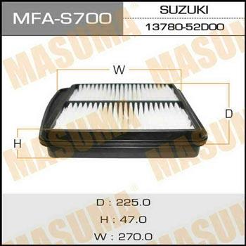 Masuma MFA-S700 Air filter MFAS700