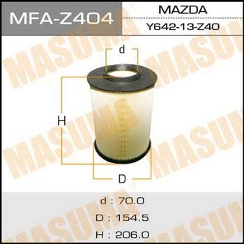 Masuma MFA-Z404 Air filter MFAZ404