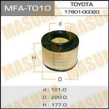 Masuma MFA-T010 Air filter MFAT010