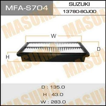 Masuma MFA-S704 Air filter MFAS704