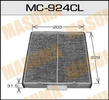 Masuma MC-924CL Filter, interior air MC924CL