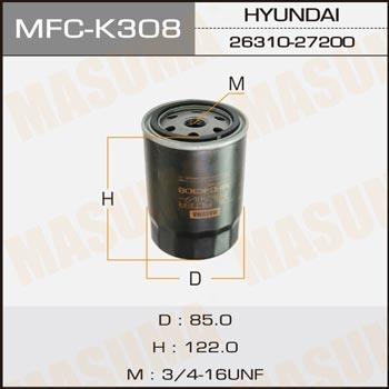 Masuma MFC-K308 Oil Filter MFCK308