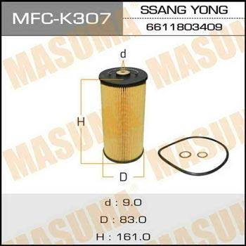 Masuma MFC-K307 Oil Filter MFCK307