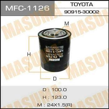 Masuma MFC-1126 Oil Filter MFC1126