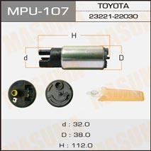 Masuma MPU-107 Fuel pump MPU107