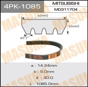 Masuma 4PK-1085 V-ribbed belt 4PK1085 4PK1085