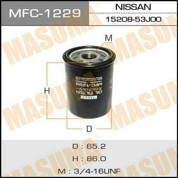 Masuma MFC-1229 Oil Filter MFC1229