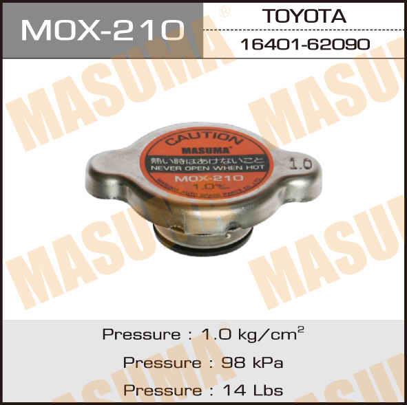 Masuma MOX-210 Radiator cover MOX210