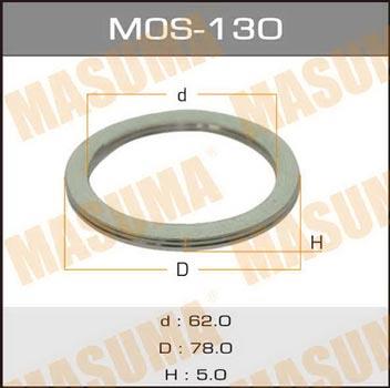Masuma MOS-130 O-ring exhaust system MOS130