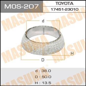 Masuma MOS-207 O-ring exhaust system MOS207