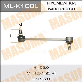 Masuma ML-K108L Front Left stabilizer bar MLK108L