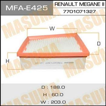 Masuma MFA-E425 Air filter MFAE425