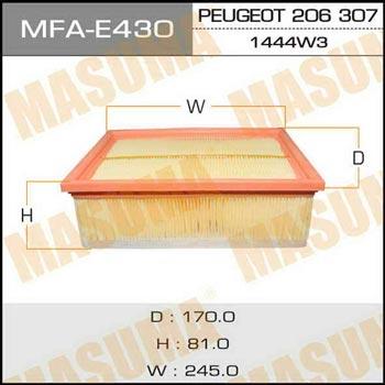 Masuma MFA-E430 Air filter MFAE430