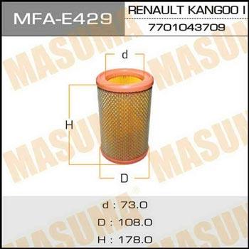 Masuma MFA-E429 Air filter MFAE429