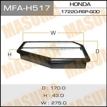 Masuma MFA-H517 Air filter MFAH517