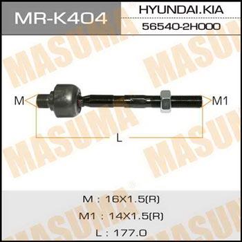 Masuma MR-K404 Inner Tie Rod MRK404