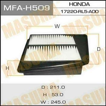Masuma MFA-H509 Air filter MFAH509