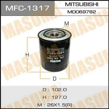 Masuma MFC-1317 Oil Filter MFC1317