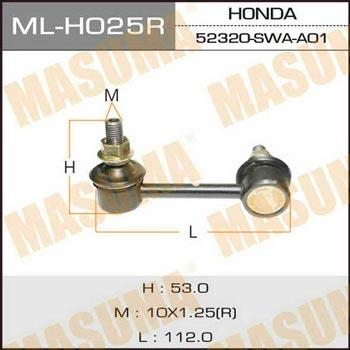 Masuma ML-H025R Stabilizer bar, rear right MLH025R