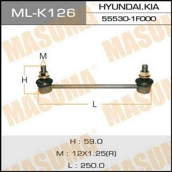 Masuma ML-K126 Rod/Strut, stabiliser MLK126